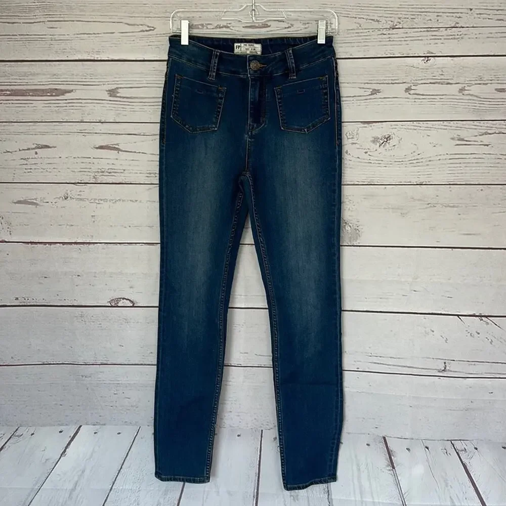 FREE PEOPLE Front Pocket Jeggings W26